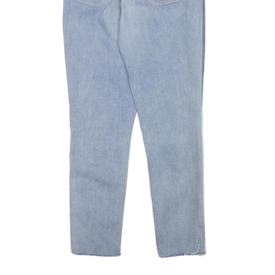 LEVI'S Womens Jeans Blue Slim Skinny Denim Light W24 L26 Patchwork Zip