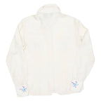 Womens Printed Blouse Cream Long Sleeve Floral S