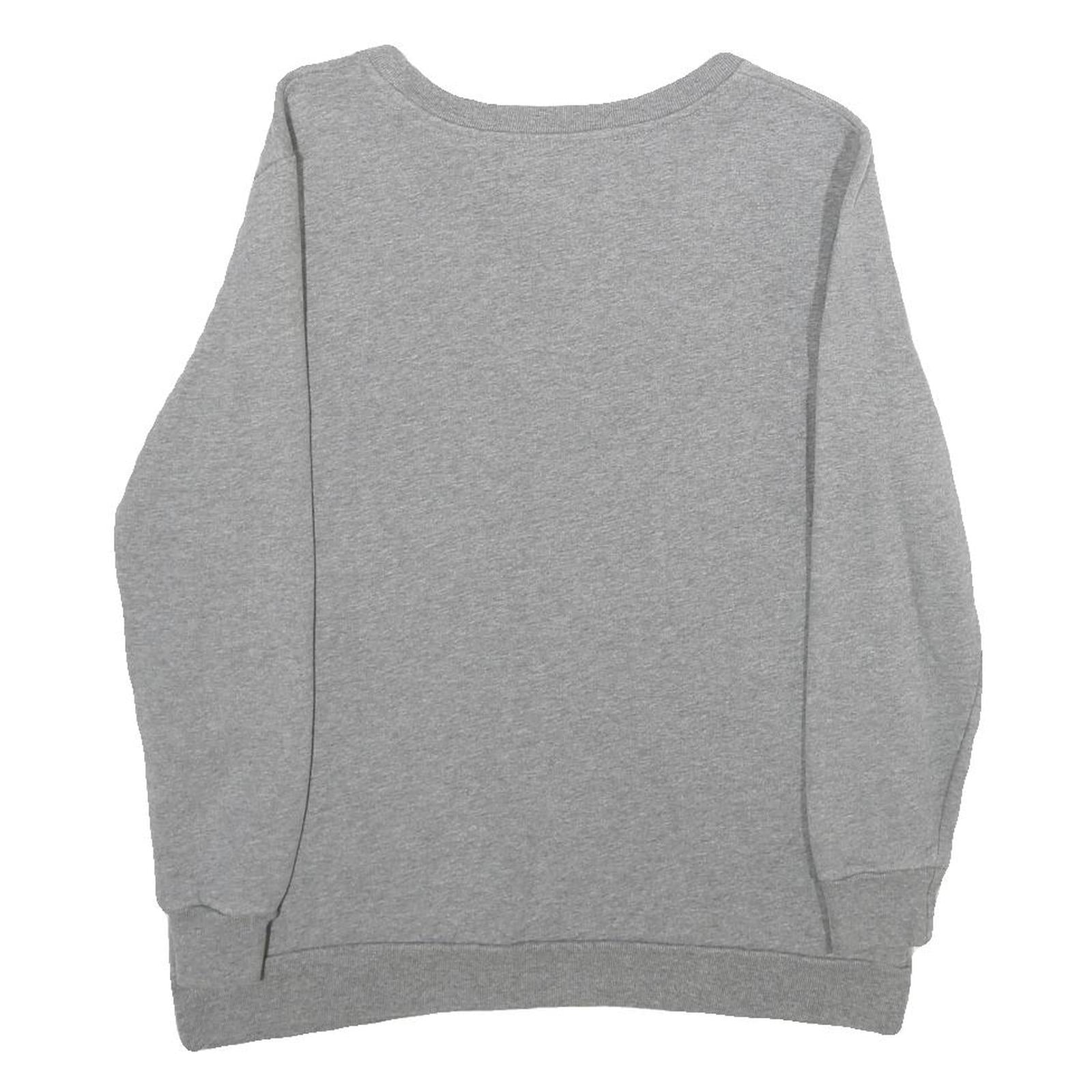 CALVIN KLEIN JEANS Womens Grey Sweatshirt Crew Neck XS Cotton Pullover Logo