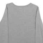 CALVIN KLEIN JEANS Womens Grey Sweatshirt Crew Neck XS Cotton Pullover Logo