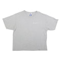 CHAMPION Mens Grey Crew Neck Short Sleeve T-Shirt 2XL Cotton Blend Classic Fit