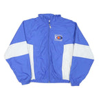 HOLLOWAY Mens Blue & White Track Jacket M Nylon Zip Sportswear Casual Light