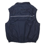 Helly Hansen Mens Navy Blue Jacket L Polyester Outdoor Zip Plain Reflective