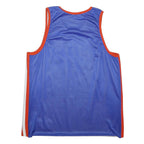 STARTER Mens Blue & White New York Knicks Basketball Basketball Jersey XL