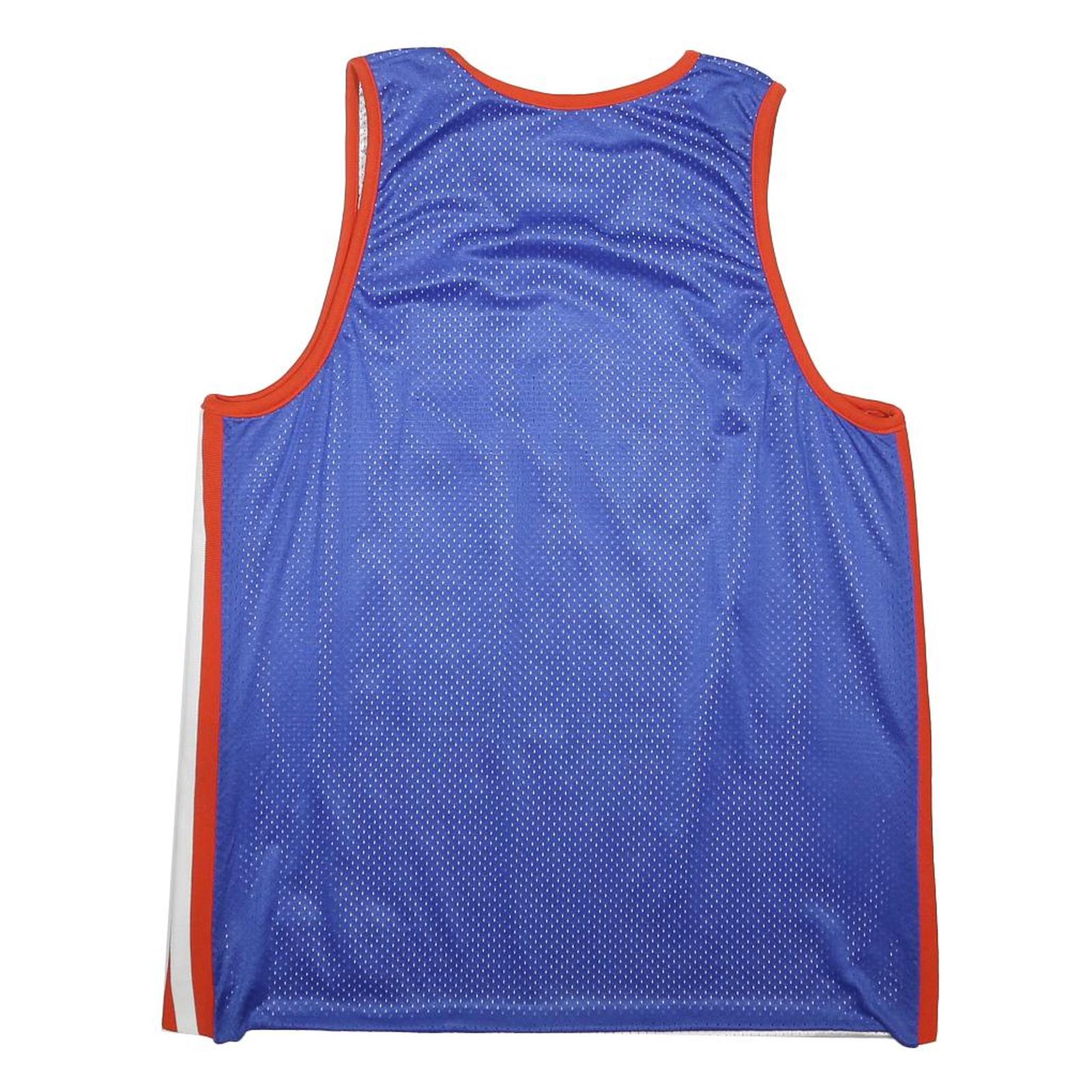 STARTER Mens Blue & White New York Knicks Basketball Basketball Jersey XL