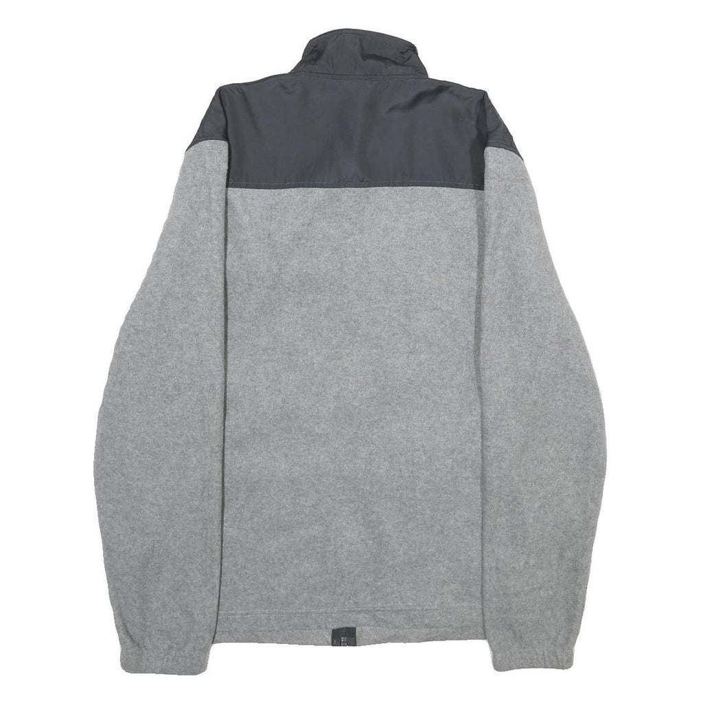 STARTER Mens Grey & Black Polyester Zip Jacket M Casual Track Sportswear