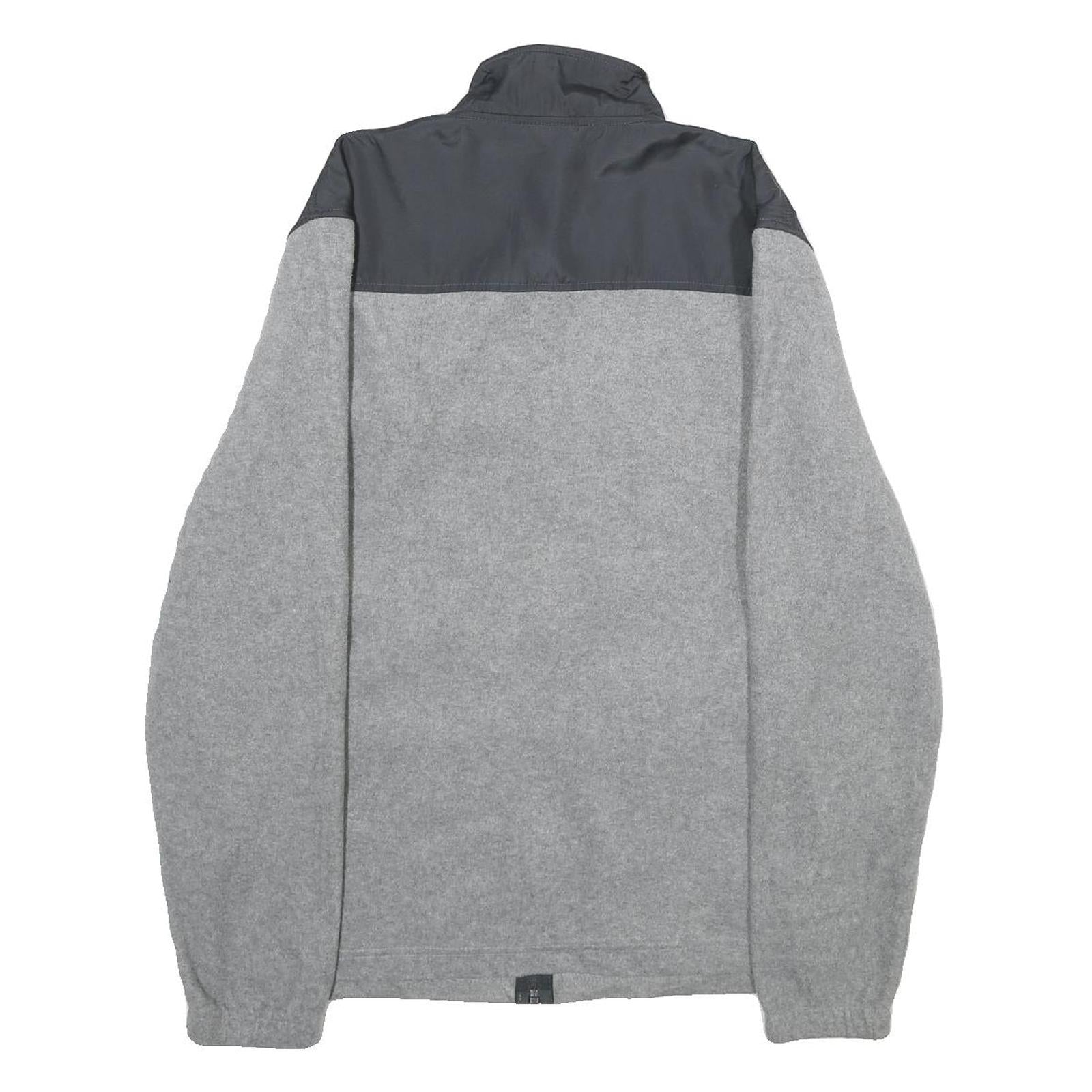 STARTER Mens Grey & Black Polyester Zip Jacket M Casual Track Sportswear