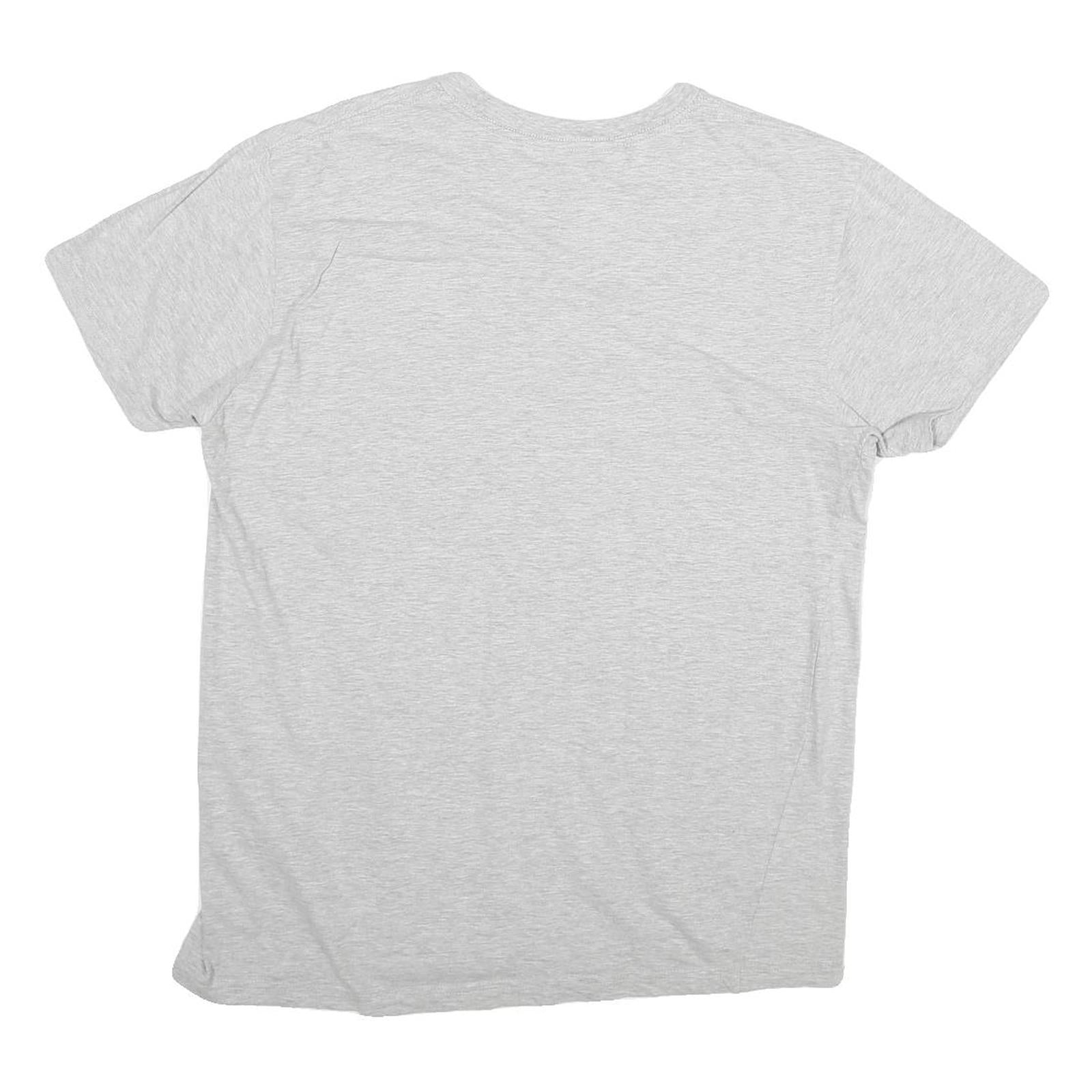 ADIDAS Mens Grey USA Flag Graphic T-Shirt M Short Sleeve Crew Neck Casual