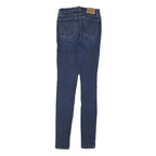 LEVI'S 710 Womens Jeans Blue Slim Skinny Denim Medium W23 L31 Stretch Zip