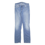 CALVIN KLEIN JEANS Womens Slim Fit Blue Denim Slim Straight Jeans W27 L32