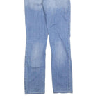 CALVIN KLEIN JEANS Womens Slim Fit Blue Denim Slim Straight Jeans W27 L32