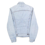 LEVI'S Womens Blue Denim Jacket M Cotton Button Closure Classic Fit Casual