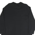 NIKE Womens Black Day Cotton Blend T-Shirt Dress Long Sleeve L Casual Sportswear