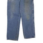 DICKIES Mens Regular Fit Blue Denim Jeans W34 L30 Cotton Blend Casual Workwear