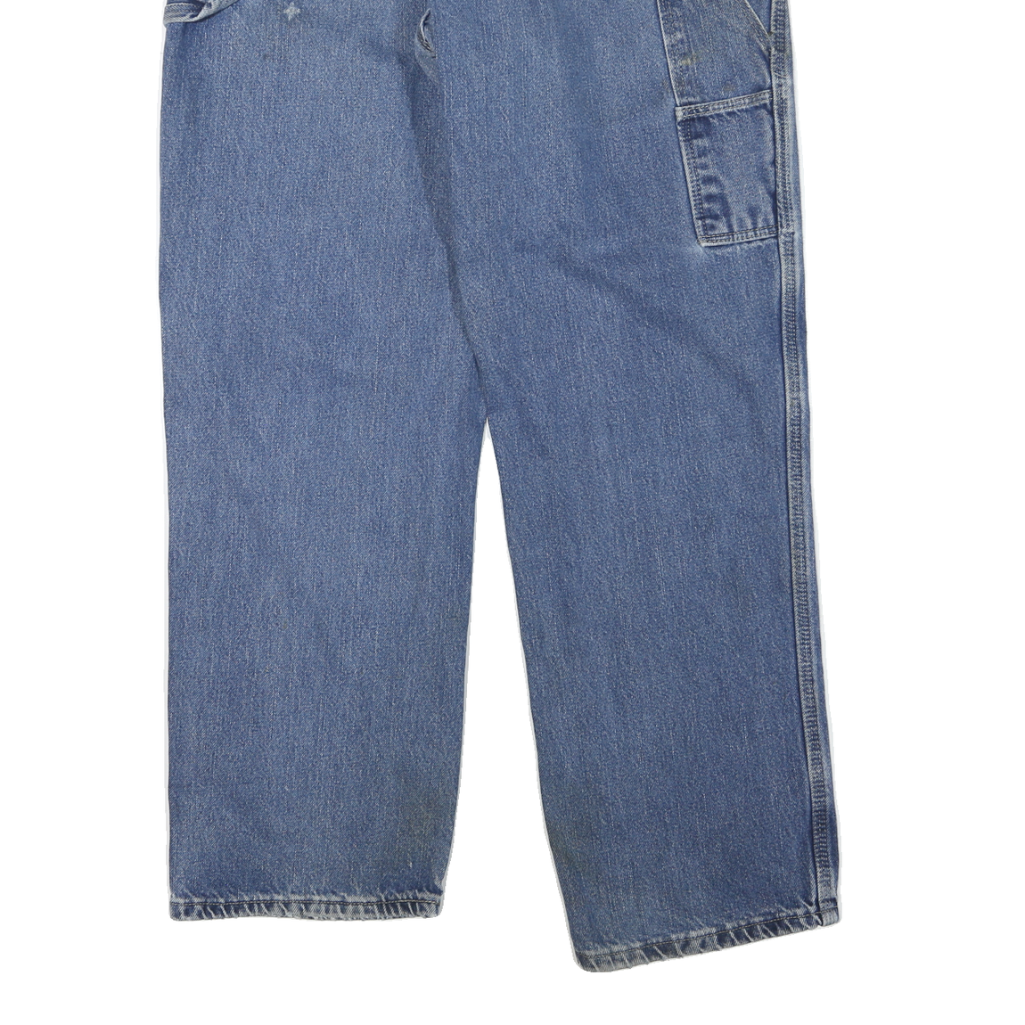 DICKIES Mens Regular Fit Blue Denim Jeans W34 L30 Cotton Blend Casual Workwear