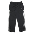 ADIDAS Mens Joggers Black M W29 L30 Classic Straight Fit Sportswear