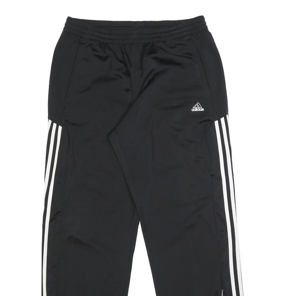 ADIDAS Mens Joggers Black M W29 L30 Classic Straight Fit Sportswear