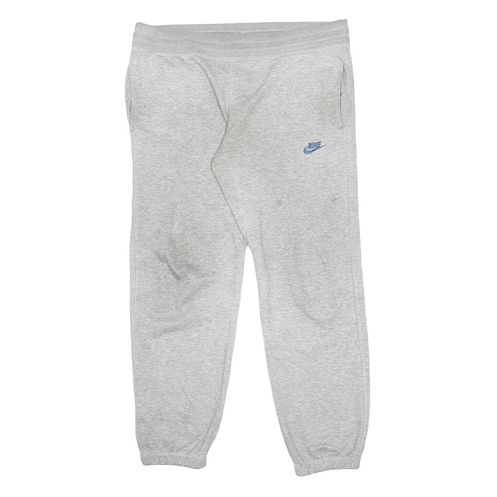NIKE Womens Joggers Grey Slim Tapered 2XL W37 L31 Cotton Blend Casual