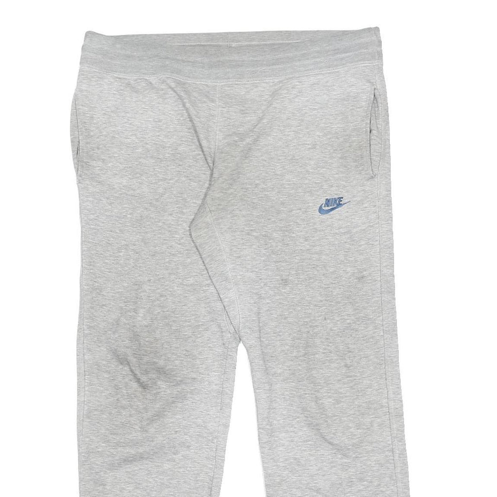 NIKE Womens Joggers Grey Slim Tapered 2XL W37 L31 Cotton Blend Casual