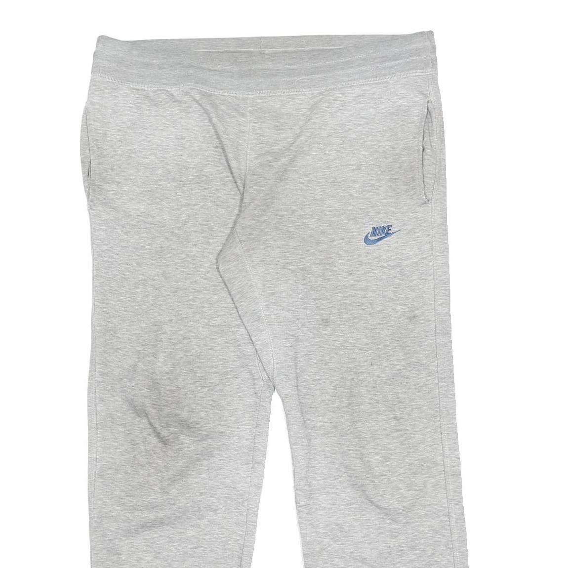 NIKE Womens Joggers Grey Slim Tapered 2XL W37 L31 Cotton Blend Casual