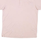 TOMMY HILFIGER Mens Pink Polo Shirt L Cotton Short Sleeve Buttoned Pocket