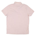 TOMMY HILFIGER Mens Pink Polo Shirt L Cotton Short Sleeve Buttoned Pocket