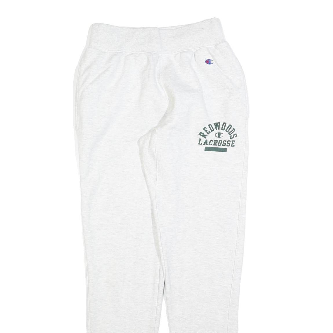 CHAMPION REVERSE WEAVE Womens Joggers White Redwoods Lacrosse Slim Tapered S W24
