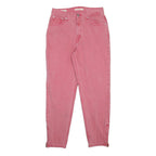 LEVI'S Big E Womens Pink Regular Straight Denim Cotton Light W27 L26 Classic