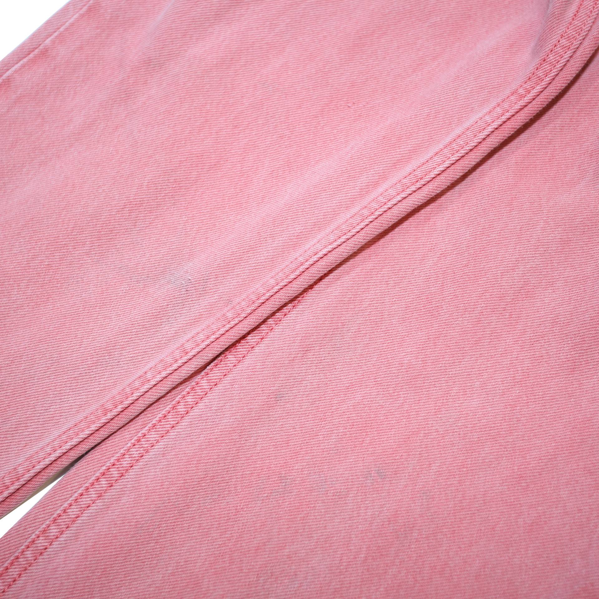 LEVI'S Big E Womens Pink Regular Straight Denim Cotton Light W27 L26 Classic
