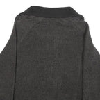 WOOLRICH Womens Grey & Black Zip Jacket M Polyester Casual Outerwear