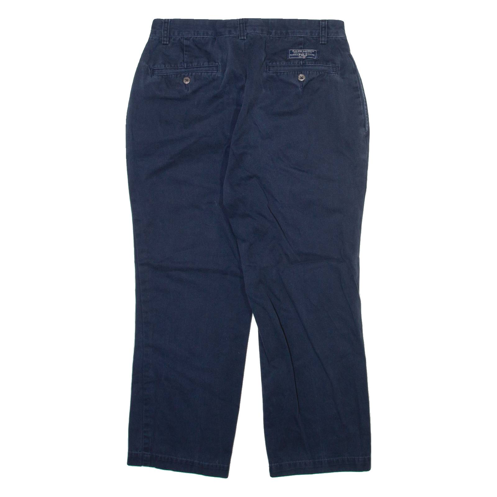 POLO RALPH LAUREN Mens Trousers Blue Regular Straight W29 L21