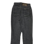 ARMANI JEANS Womens Jeans Black Regular Straight Denim Medium W24 L30 Classic