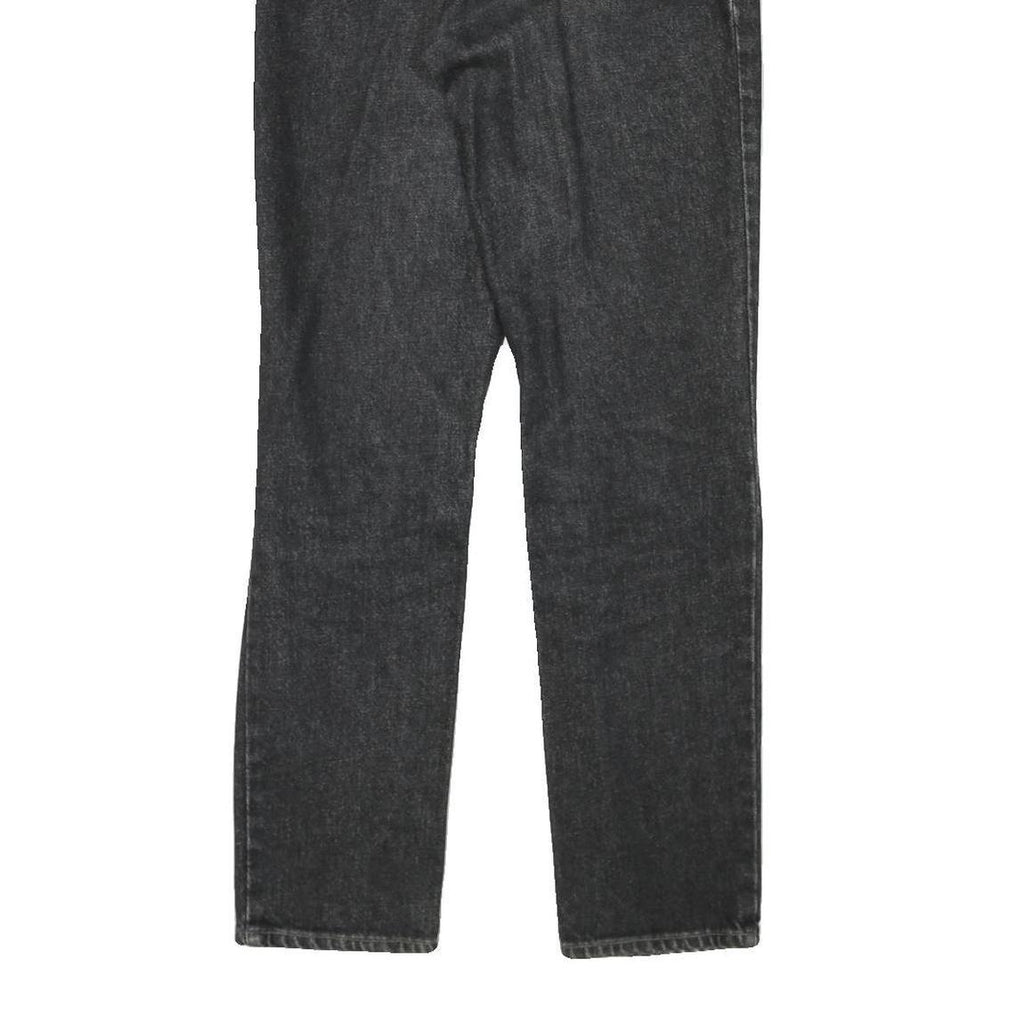 ARMANI JEANS Womens Jeans Black Regular Straight Denim Medium W24 L30 Classic