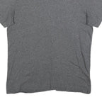 NIKE Mens Grey Crew Neck Short Sleeve T-Shirt L Cotton Casual Sportswear