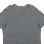 NIKE Mens Grey Crew Neck Short Sleeve T-Shirt L Cotton Casual Sportswear