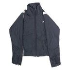 ADIDAS Insulated Womens Jacket Black Colourblock UK 12