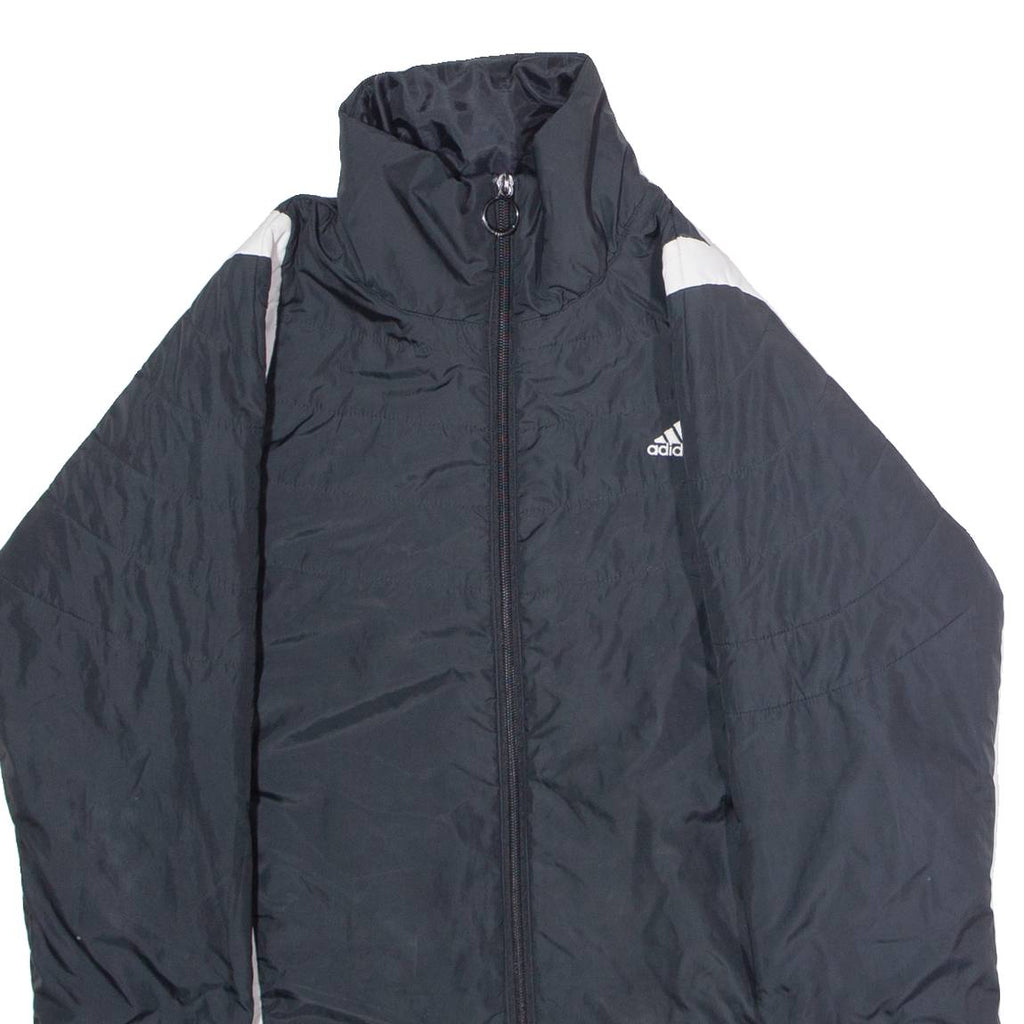 ADIDAS Insulated Womens Jacket Black Colourblock UK 12