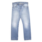 LEVI'S 501 Mens Regular Fit Straight Denim Light Blue W32 L30 Classic Button Fly