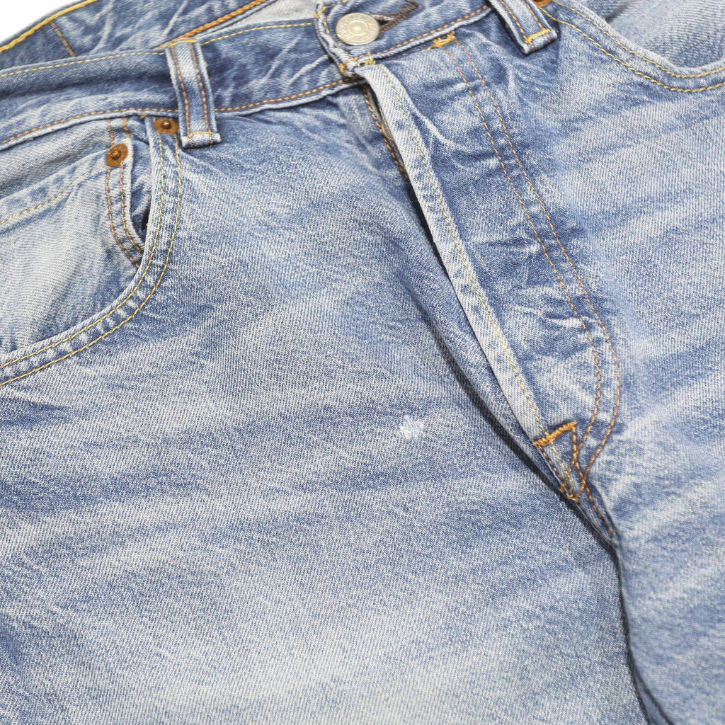 LEVI'S 501 Mens Regular Fit Straight Denim Light Blue W32 L30 Classic Button Fly