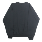 CLUB Mens Black Festival Of Trees Crew Neck M Cotton Blend Sweatshirt
