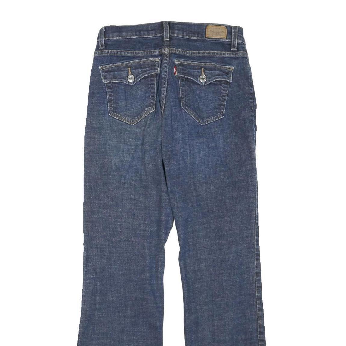 LEVI'S 512 Womens Jeans Blue Regular Bootcut Denim Medium W28 L30 Stylish