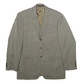 PIERRE CARDIN Mens Grey Wool Pinstripe Tailored Jacket L