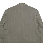 PIERRE CARDIN Mens Grey Wool Pinstripe Tailored Jacket L