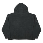 CHAMPION Womens Black Hoodie XL Pullover Logo Fleece Casual Sweater