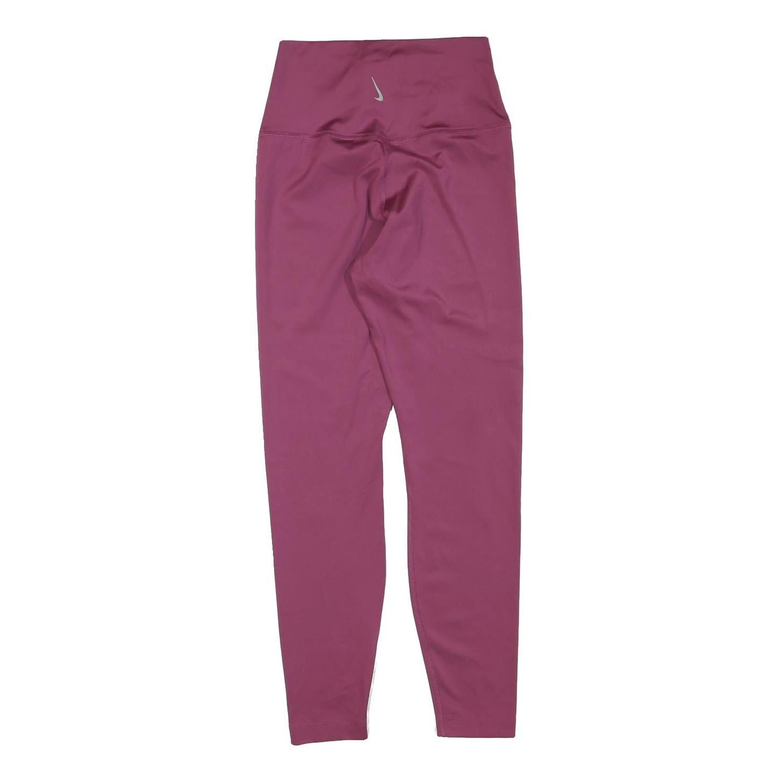 NIKE Womens Joggers Maroon Slim Skinny S W22 L25 Lightweight Athletic