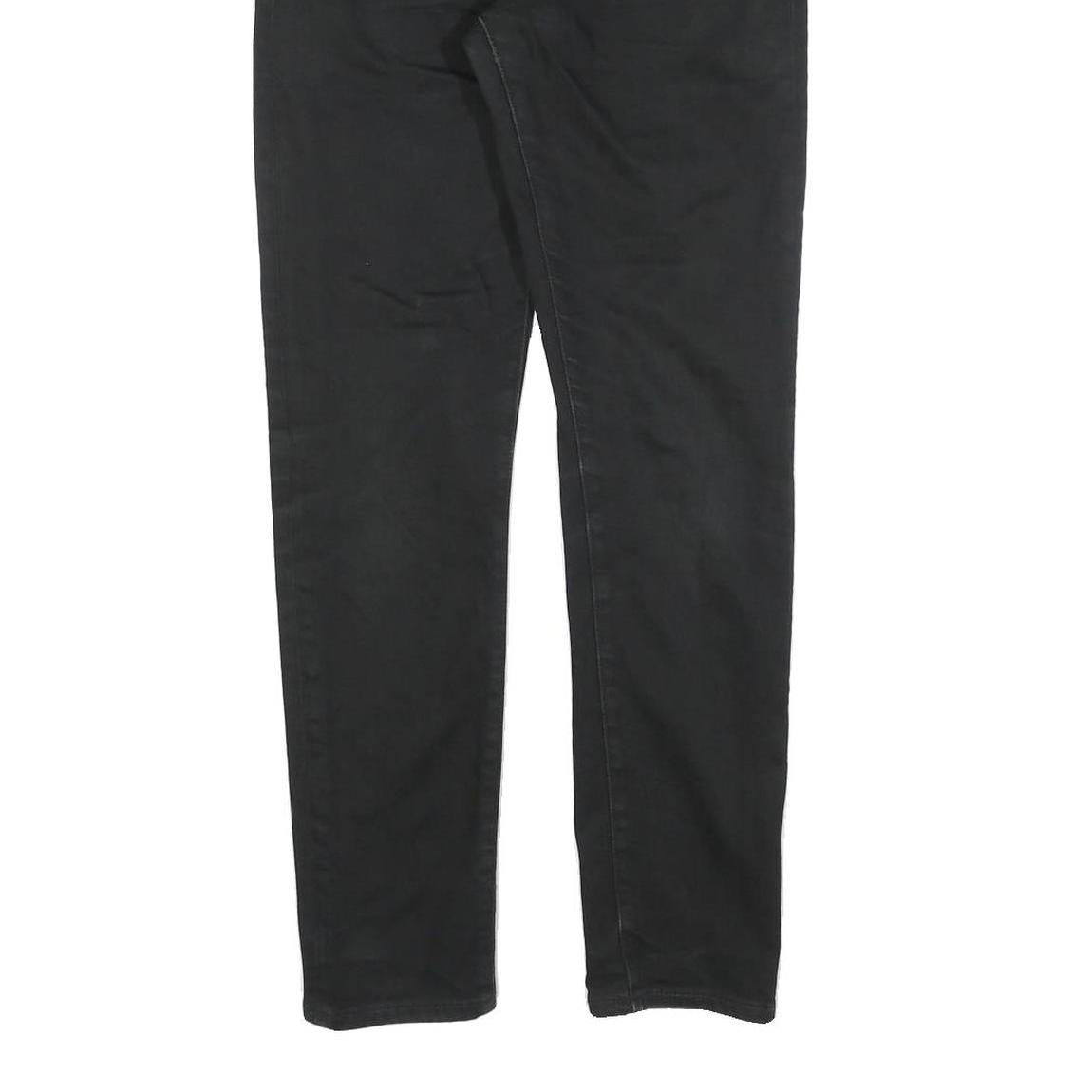 LEVI'S 512 Tapered Mens Jeans Black Slim Tapered Denim W30 L29 Zip Cotton Blend