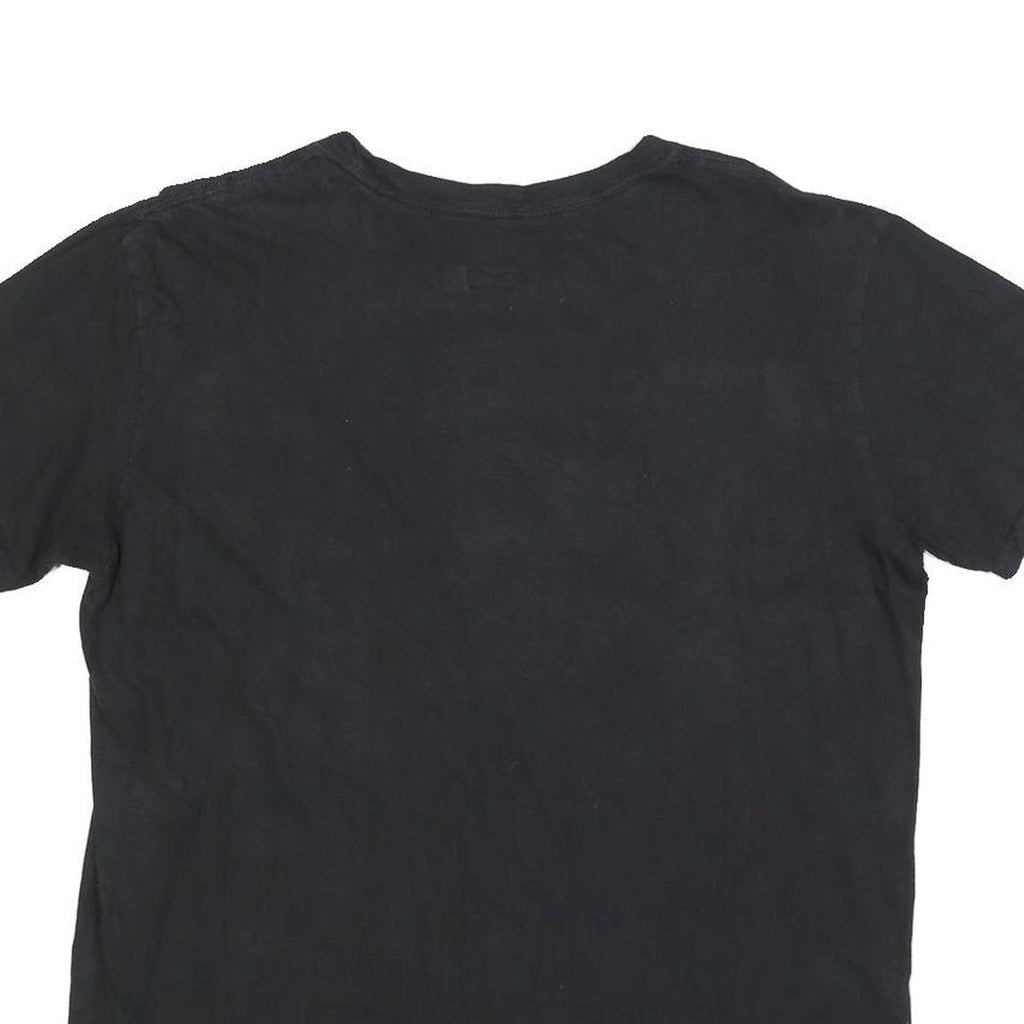 NFL Mens Black Steelers Football Graphic T-Shirt L Short Sleeve Crew Neck