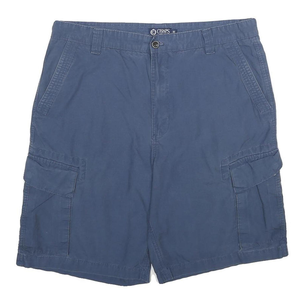 CHAPS Mens Shorts Blue Cargo L W36 Cotton Comfortable Casual Pockets