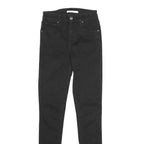 LEVI'S 721 High Rise Skinny Womens Jeans Black Slim Skinny Denim Medium W24 L30