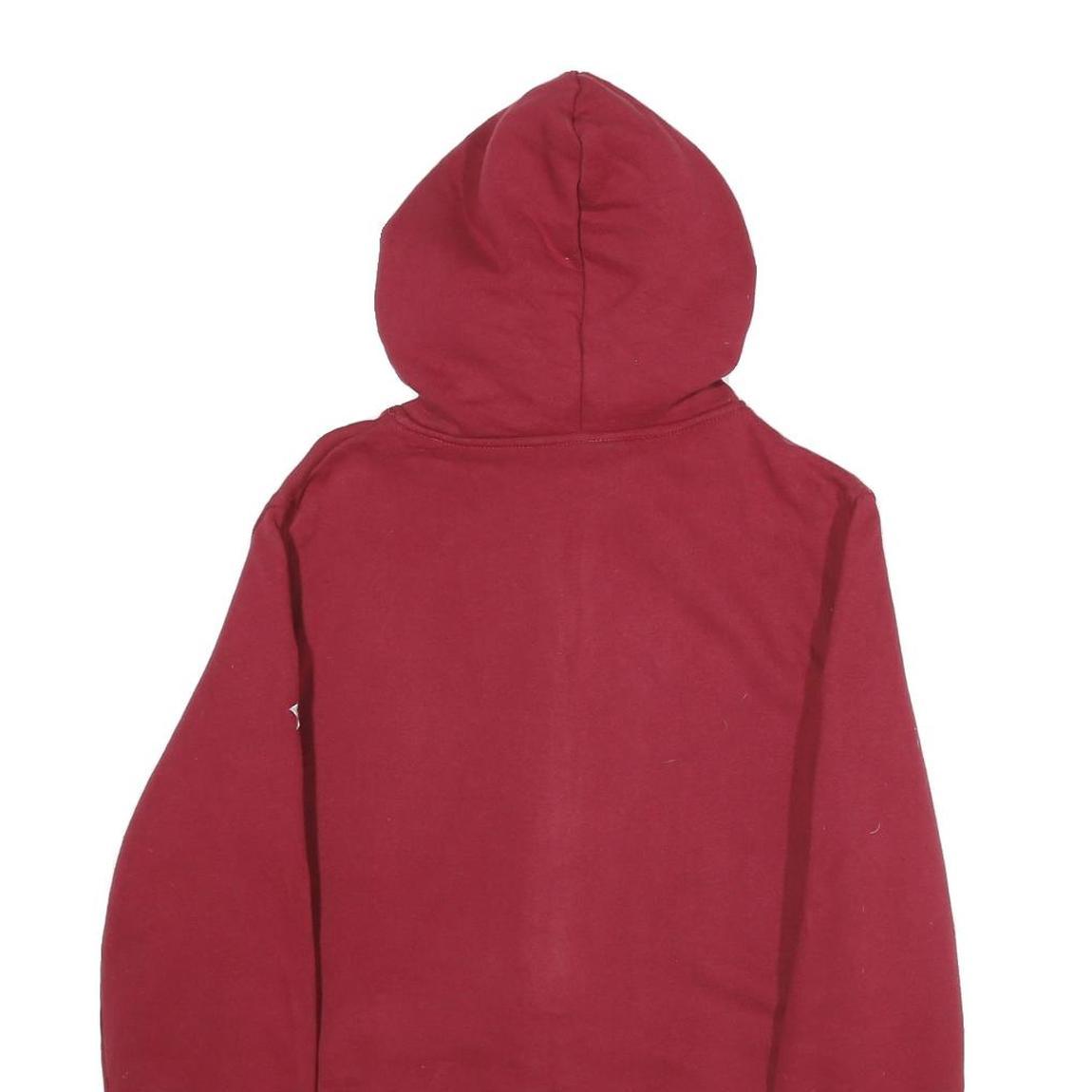 SACRAMENTO Mens Red Full Zip Hoodie L Football Club Cotton Casual Wear